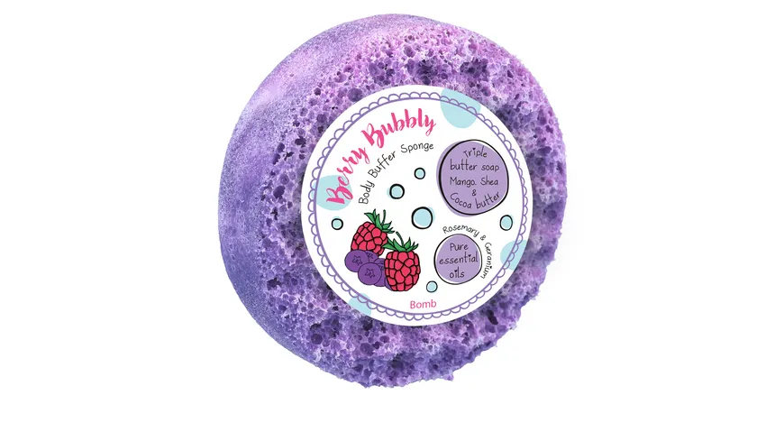 Bomb Cosmetics Berry Bubbly Duschschwamm 200 g
