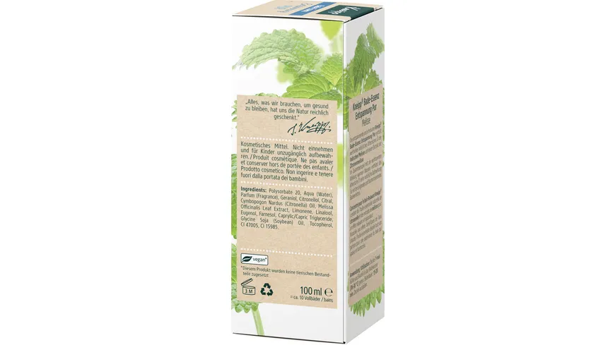 Kneipp Bade-Essenz Entspannung Pur 100 ml