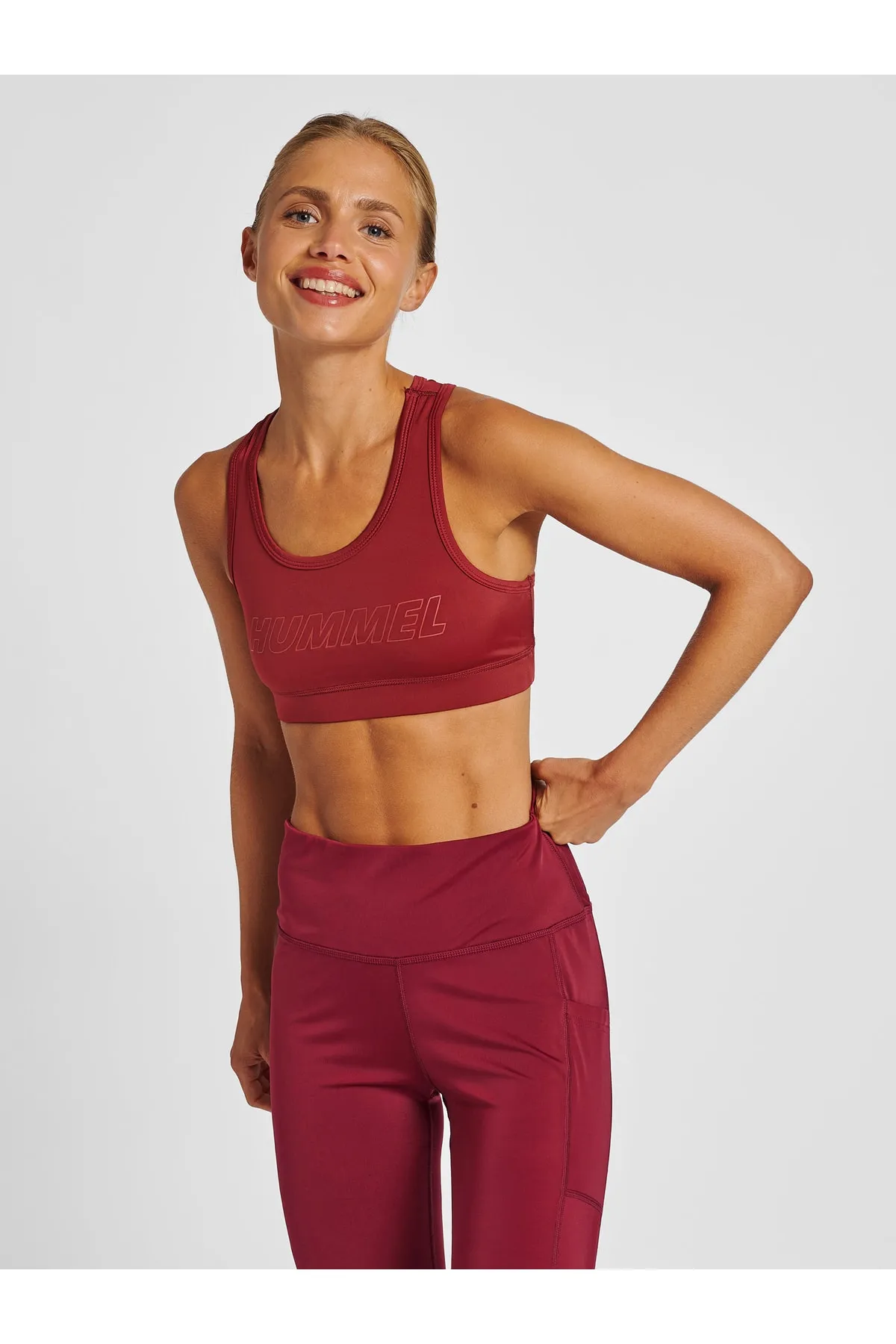 hummel  Sport-BH - Rot - Lizenzartikel