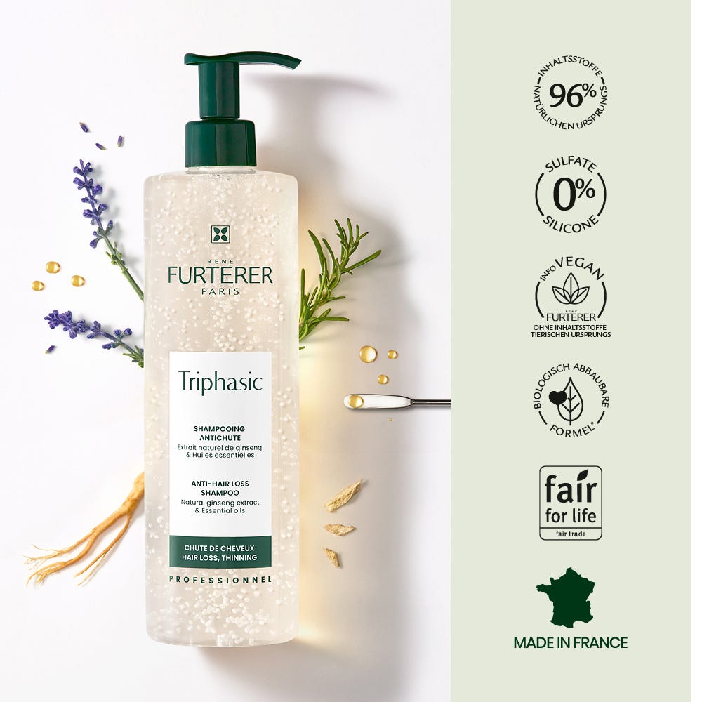 Rene Furterer Triphasic Shampoo bei Haarausfall 600 ml