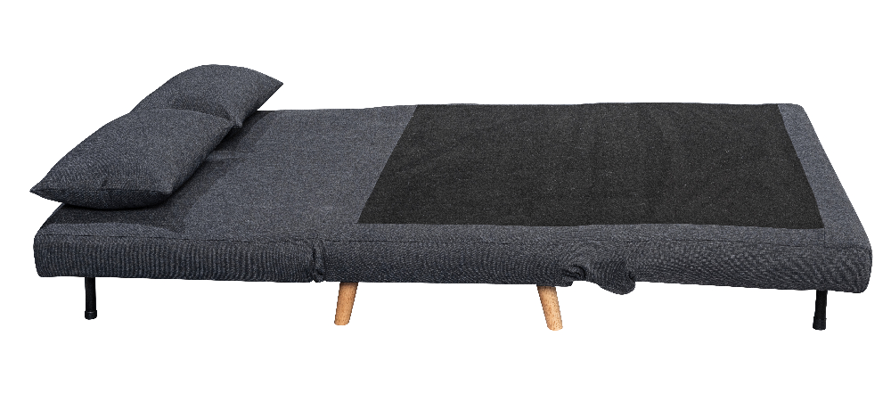 Better Home Faltbare Schlafsofa 2-Sitzer Sofa mit 2 Rückenkissen & Bettfunktion