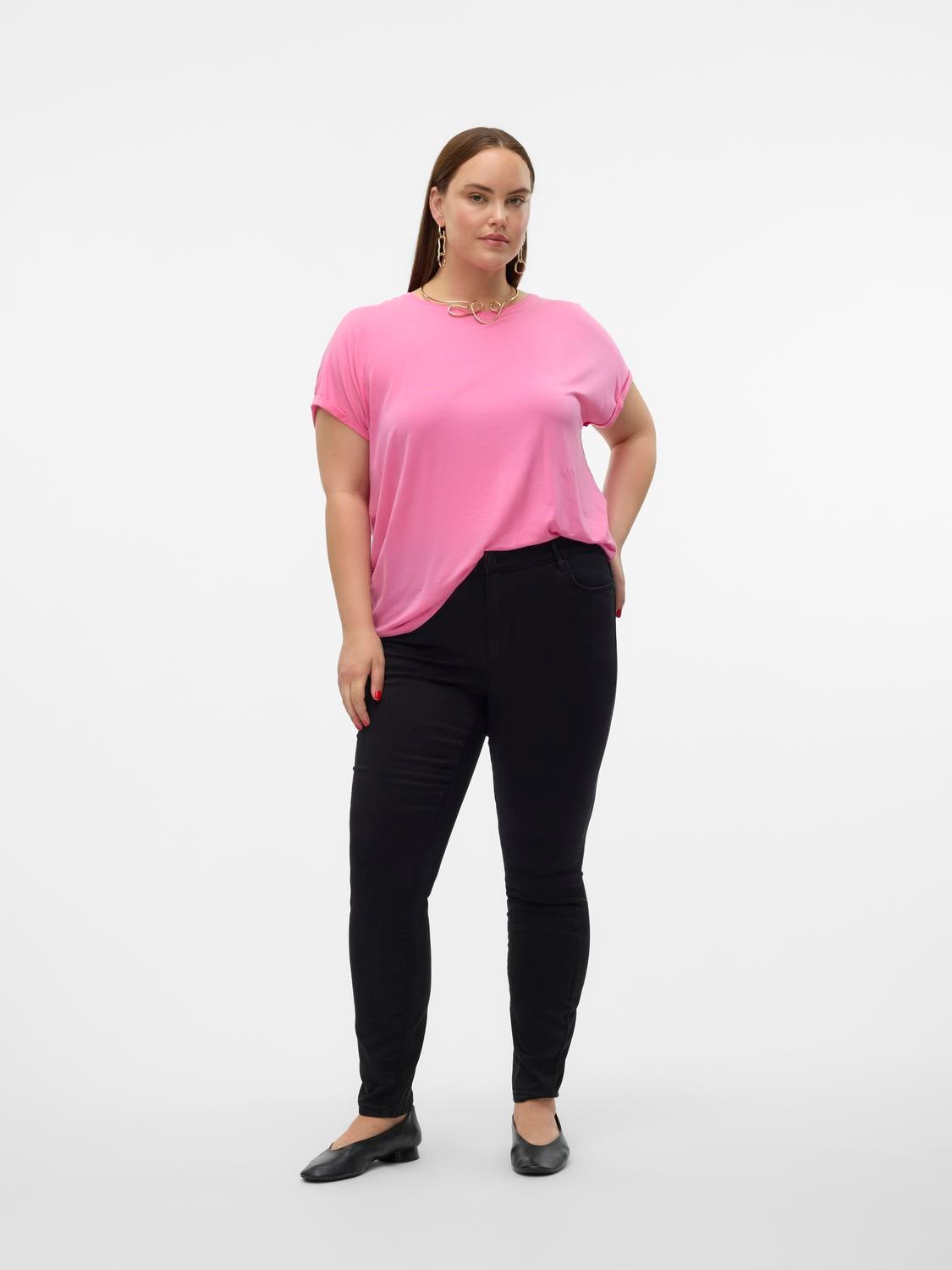 VMPHIA Hohe Taille Slim Fit Jeans