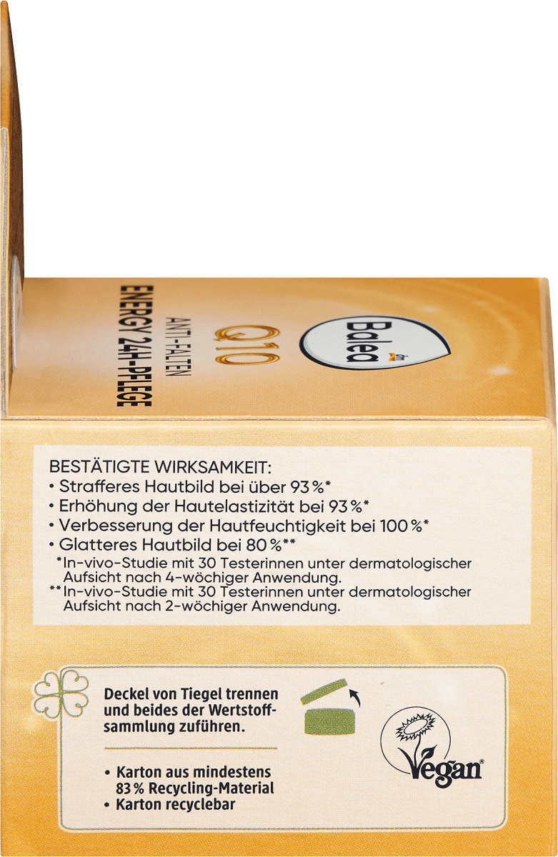 Gesichtscreme Q10 Anti-Falten Energy 24H-Pflege, 50 ml
