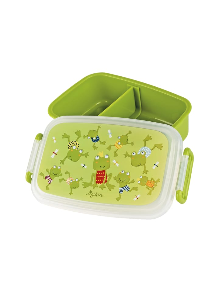Sigikid Kindergarten-Set Trinkflasche & Brotdose in Grün Frosch günstig kaufen onesize
