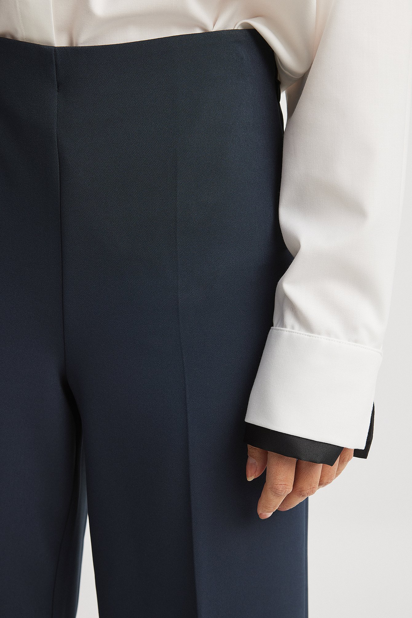 Culotte-Hose mit hoher Taille