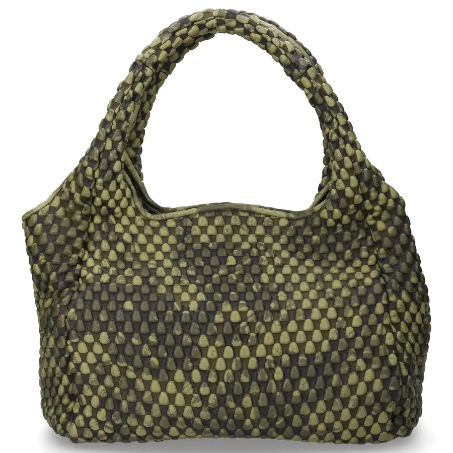 Tissa Fontaneda - Handtasche SIMPLE MATTER M Nappaleder logo olive - oliv