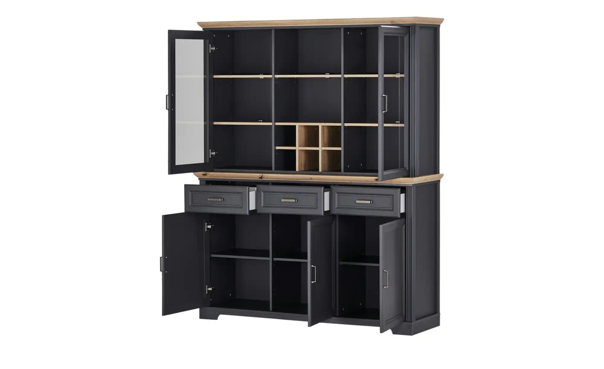 Sideboard Jasmin Graphit Eiche