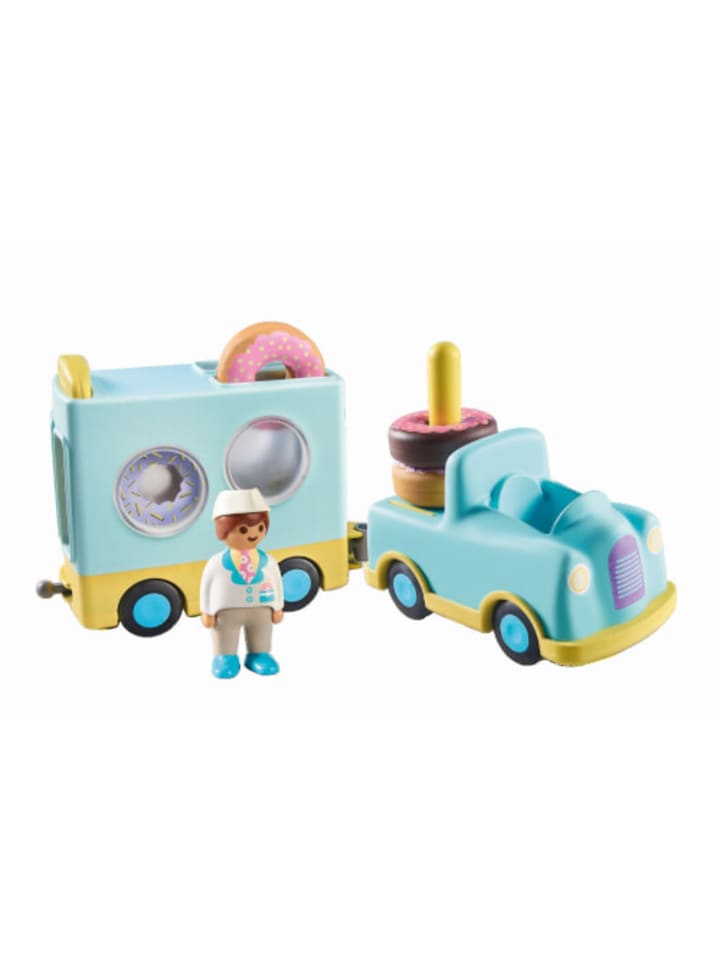 Playmobil Spielfigur Set 1.2.3 Donut Truck mit Stapel- und Sortierfunktion, ab 1 Jahr günstig kaufen onesize