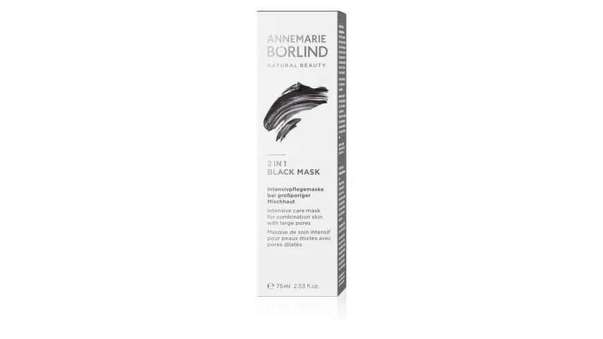 ANNEMARIE BÖRLIND 2-IN-1 Black Mask 75 ml