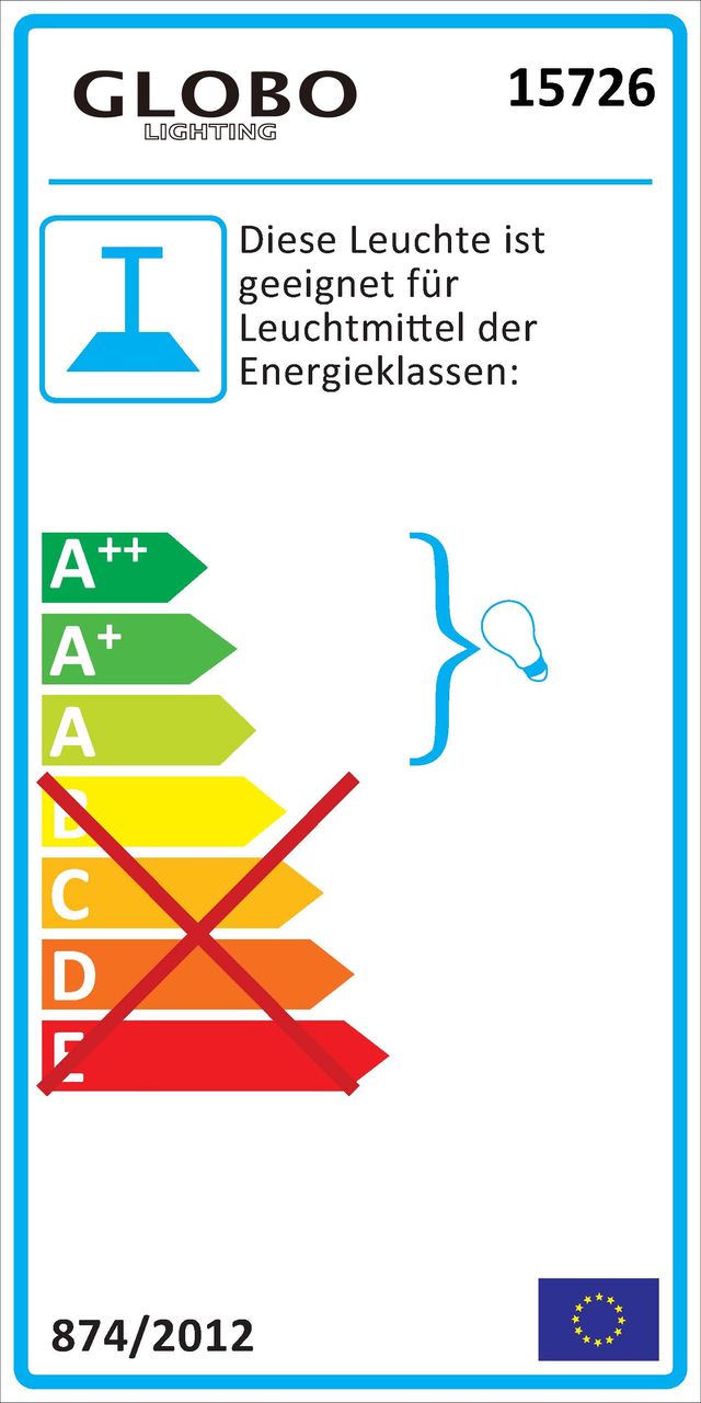 Globo Lighting - KITA - Hängeleuchte Kunststoff bunt, 2x E27