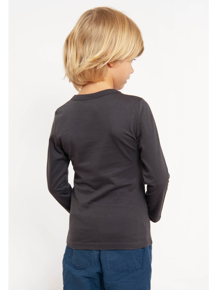 Logoshirt Langarmshirt Die Sendung mit der Maus - Die Maus in grau-blau günstig kaufen