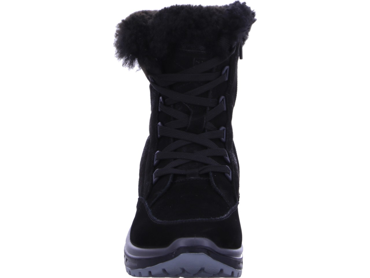 GLÜCKSCHUH Schnür-Stiefeletten schwarz