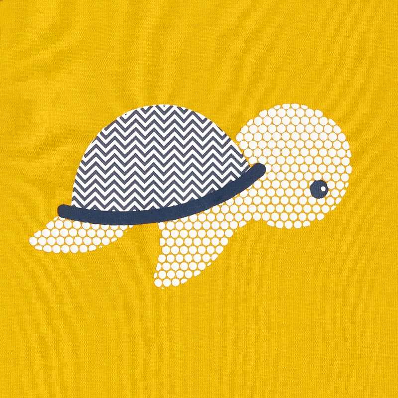 Combi courte tortue jaune bébé garçon