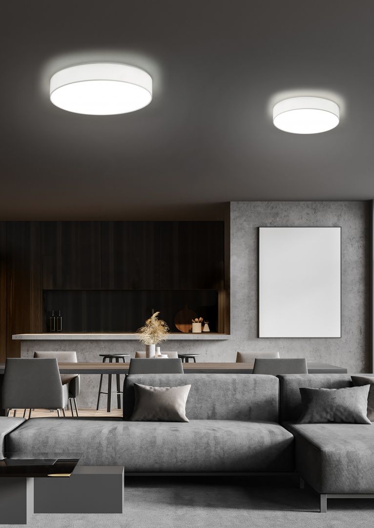 TRIO LED Deckenleuchte Lugano Weiß Ø 40 cm