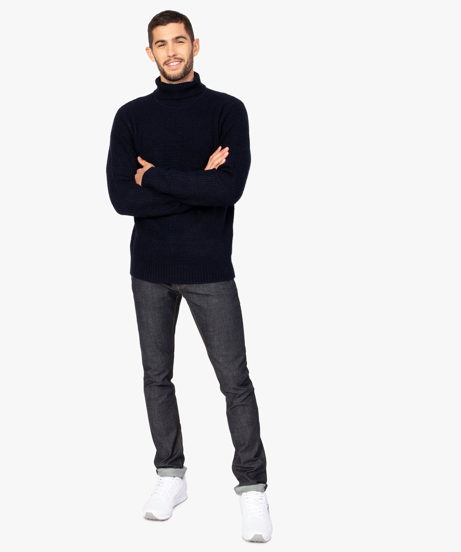 Jean homme coupe Slim en stretch brut | GEMO