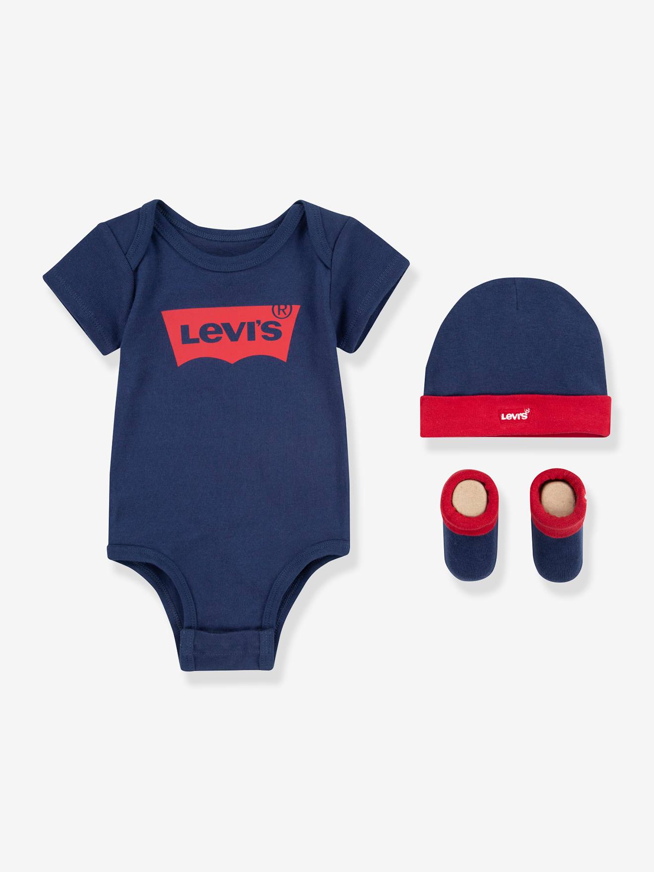 Ensemble 3 pièces bébé Batwin de Levi's® blanc