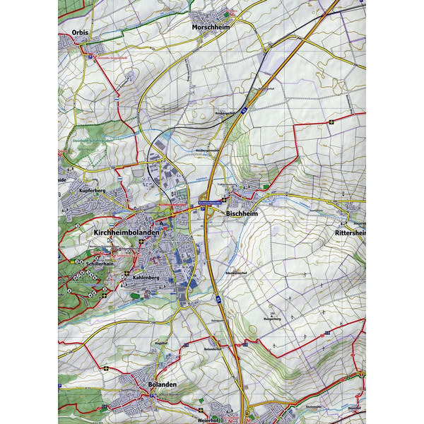 Pfälzerwald 2. Blatt 42-550, 1 : 25 000 - Wanderkarte