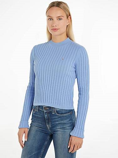 TOMMY-JEANS Damen Strickpullover
