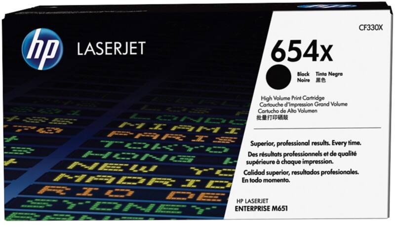 HP 654X Original Tonerkartusche CF330X Schwarz