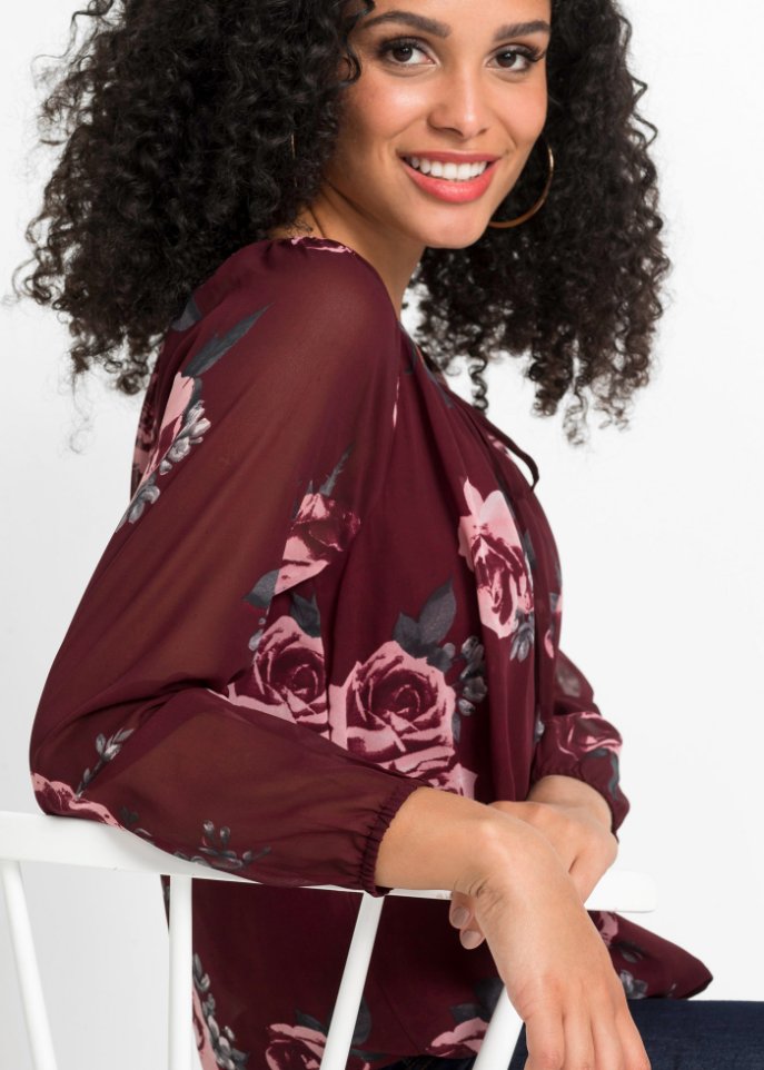 Bluse mit Tunnelzug