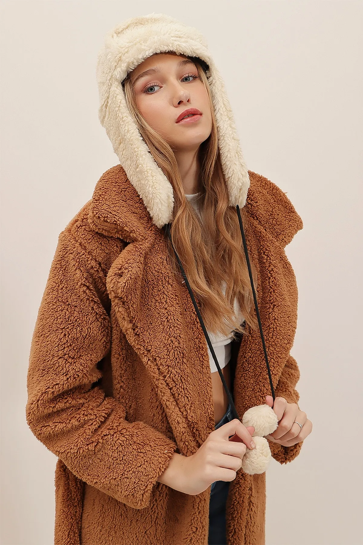 Trend Alaçatı Stili  Cap - Beige