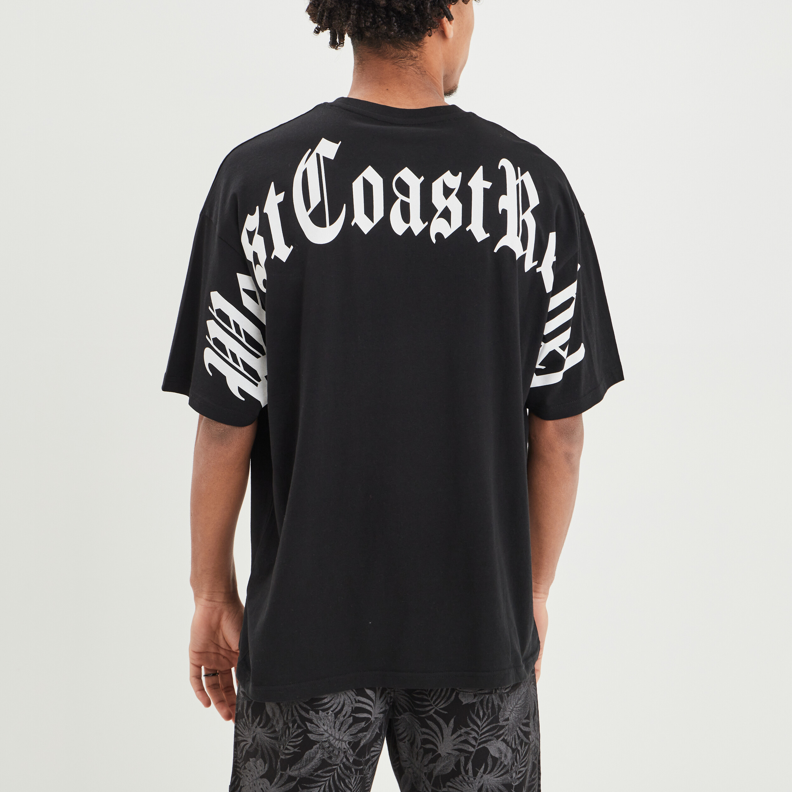 T-shirt manches courtes Liberto noir homme | La Halle