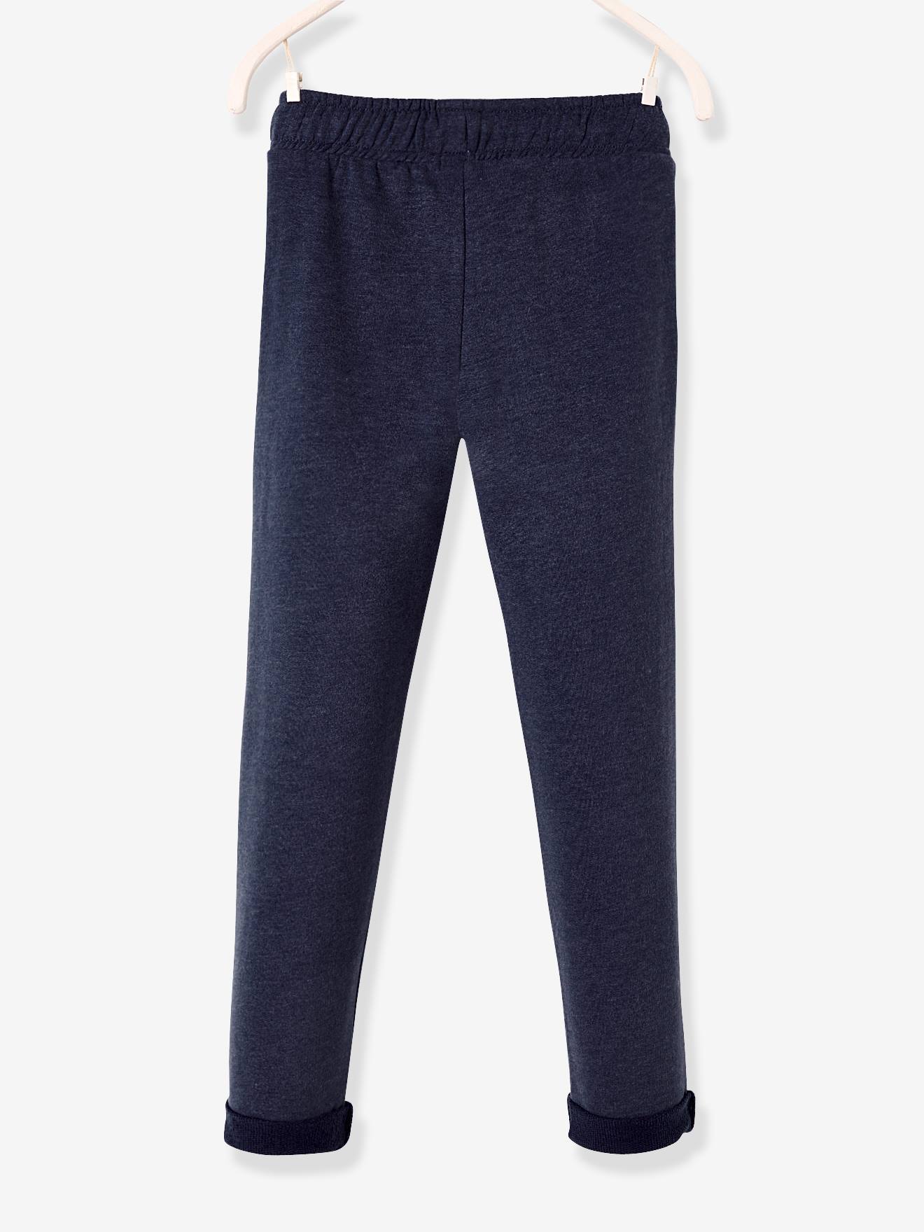 Vertbaudet Sweat-Hose für Jungen BASIC Oeko-Tex - schwarz meliert