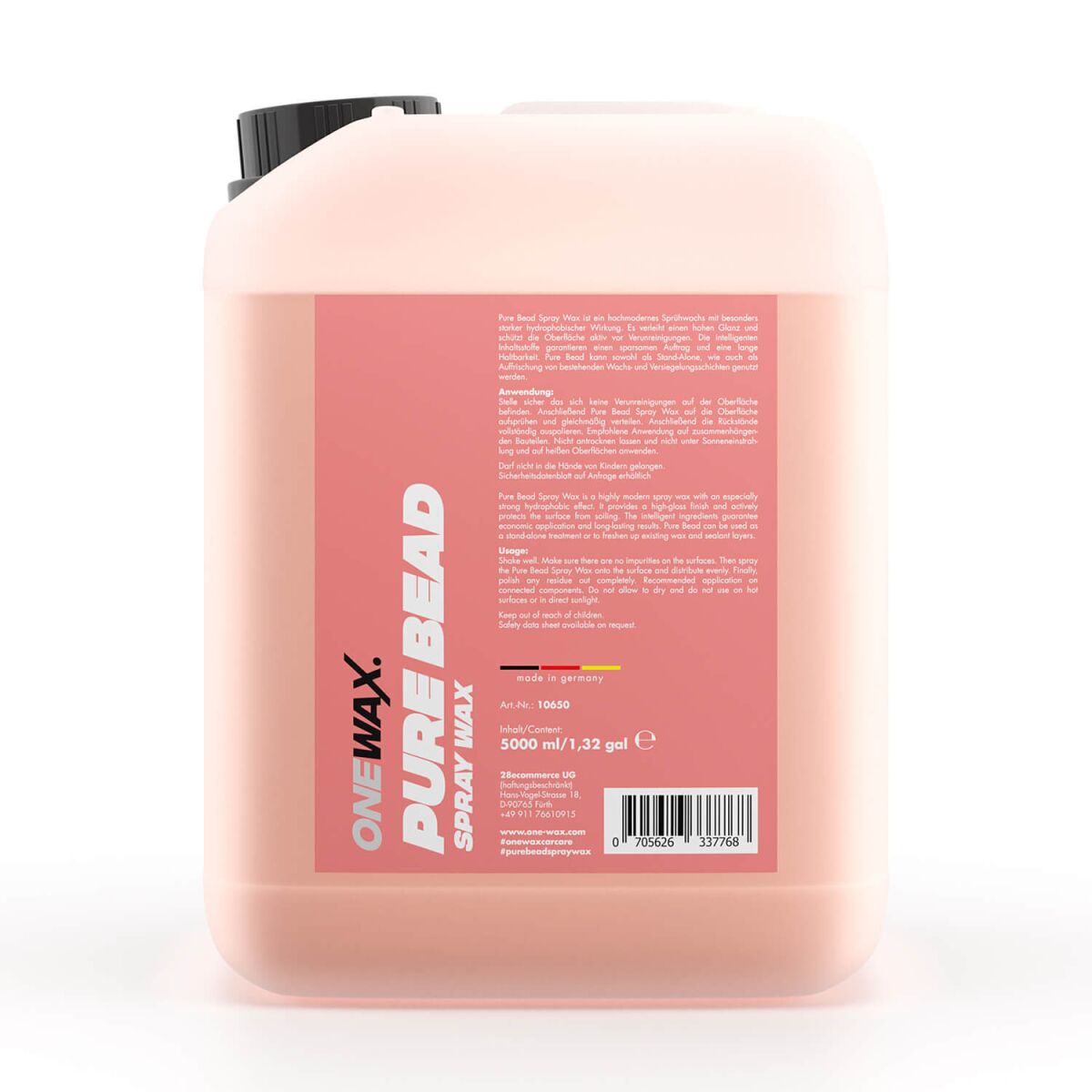 ONEWAX Pure Bead Sprühwachs 5L
