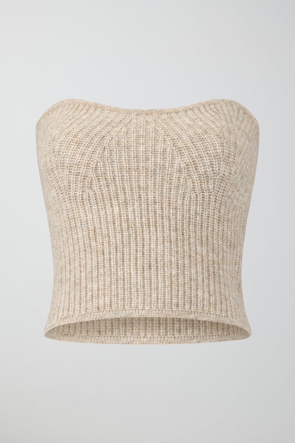 Knitted tube top