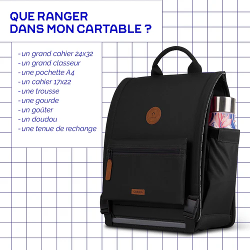 Discover Large Berlin Black Schoolbag