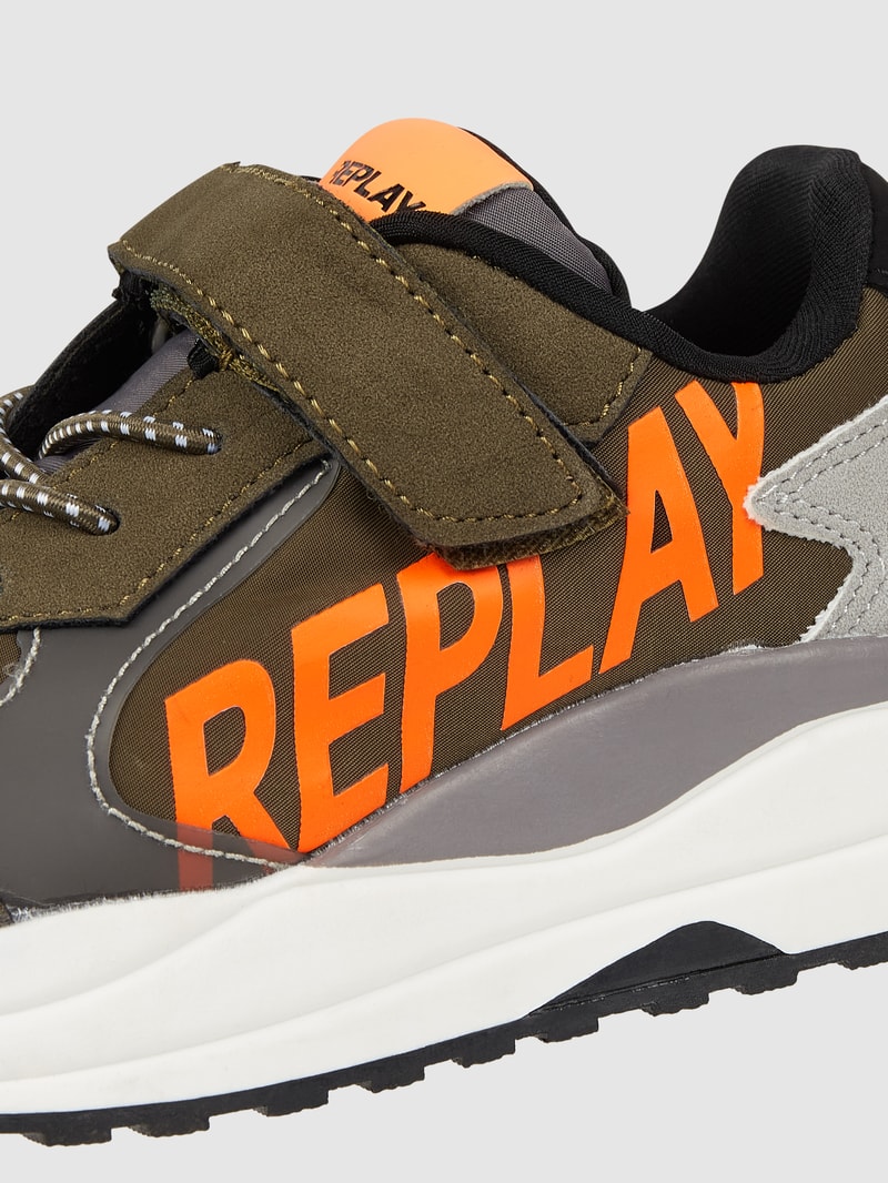 Sneaker im mehrfarbigen Design Modell 'Merak' in khaki