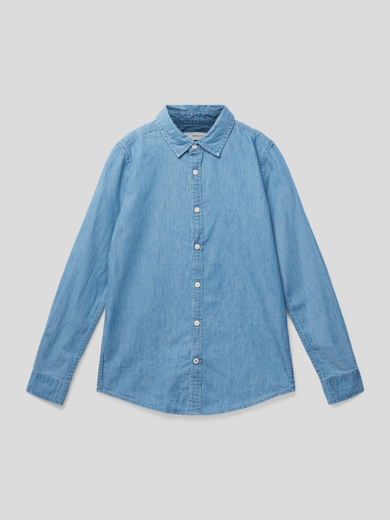 Jeanshemd Modell 'Joanot' in jeans meliert