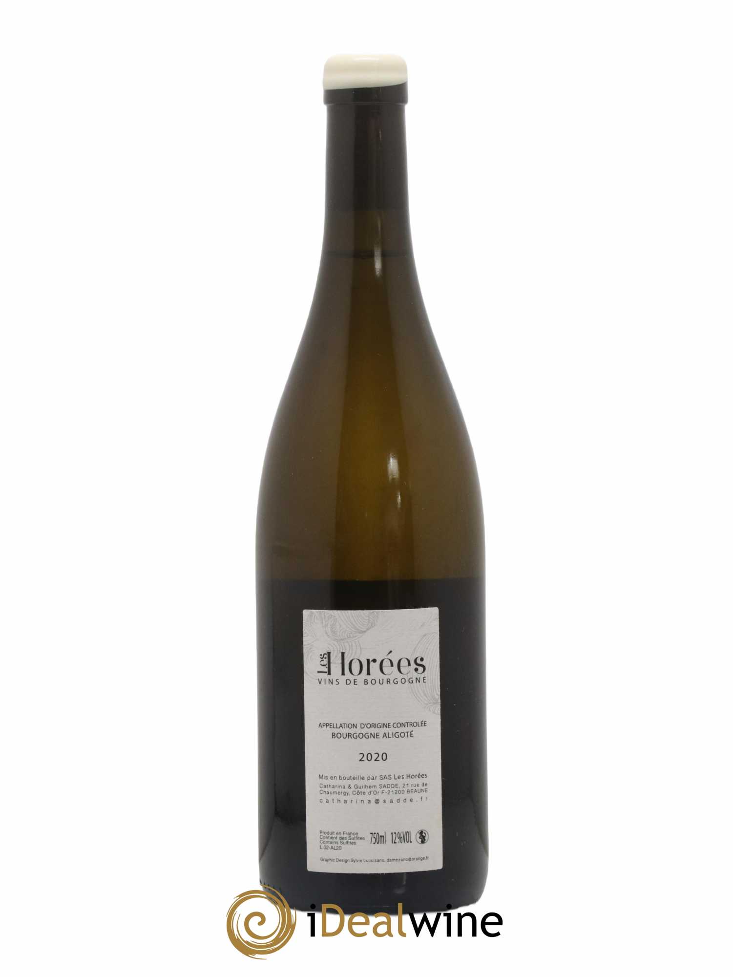 Bourgogne Aligoté En Coulezain Les Horées  2020 - Lot de 1 Bouteille