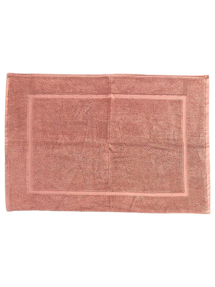 Soft by Perle de Coton Badematte in Rosa - (L)50 x (B)80 cm günstig kaufen 50x80 cm
