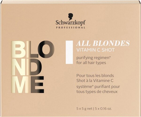 Schwarzkopf Professional BlondMe All Blondes Detox Vitamin C Shots Haarmaske