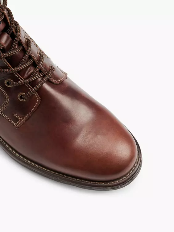 AM SHOE Leder Schnürboots