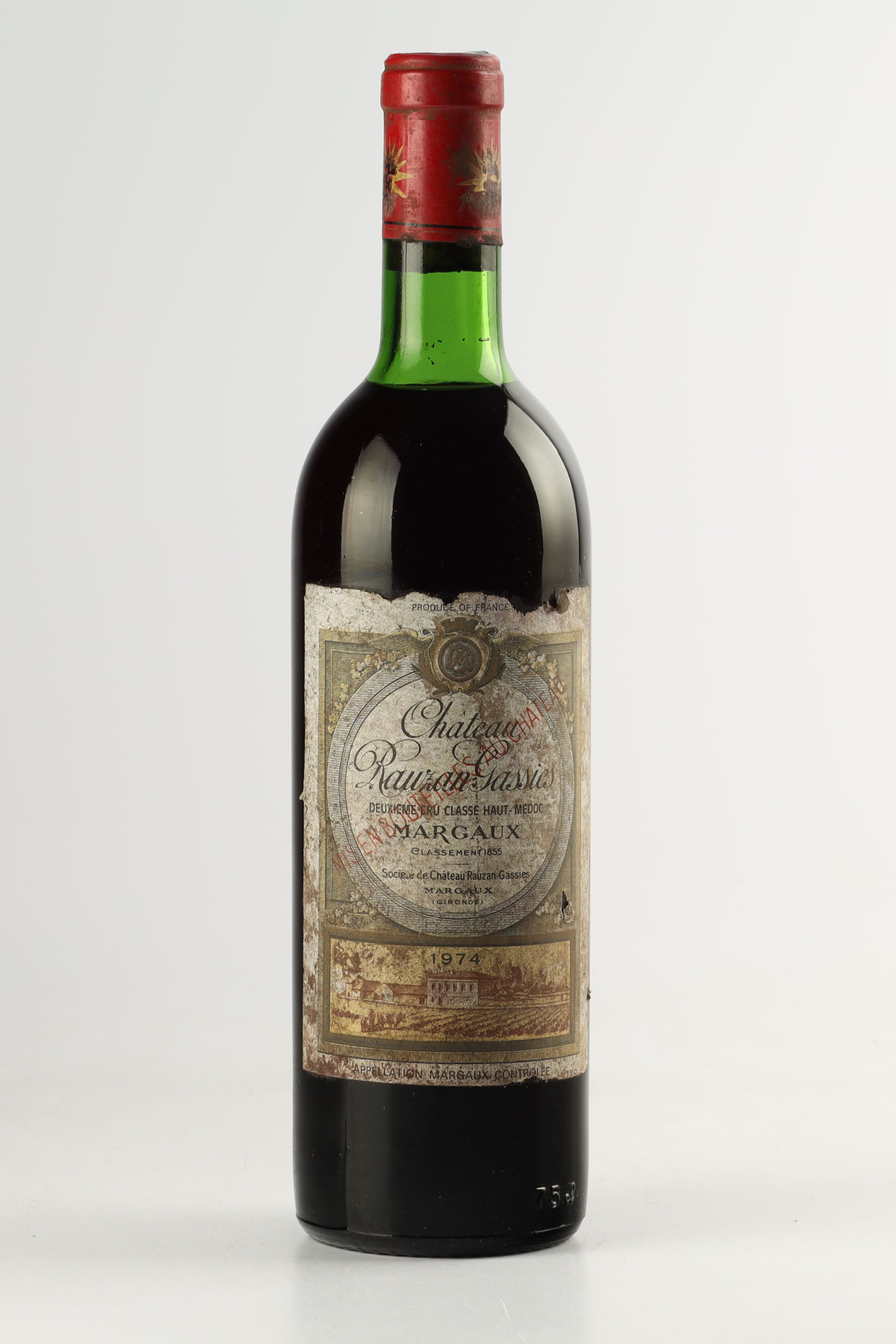 Château Rauzan Gassies 1974, Margaux