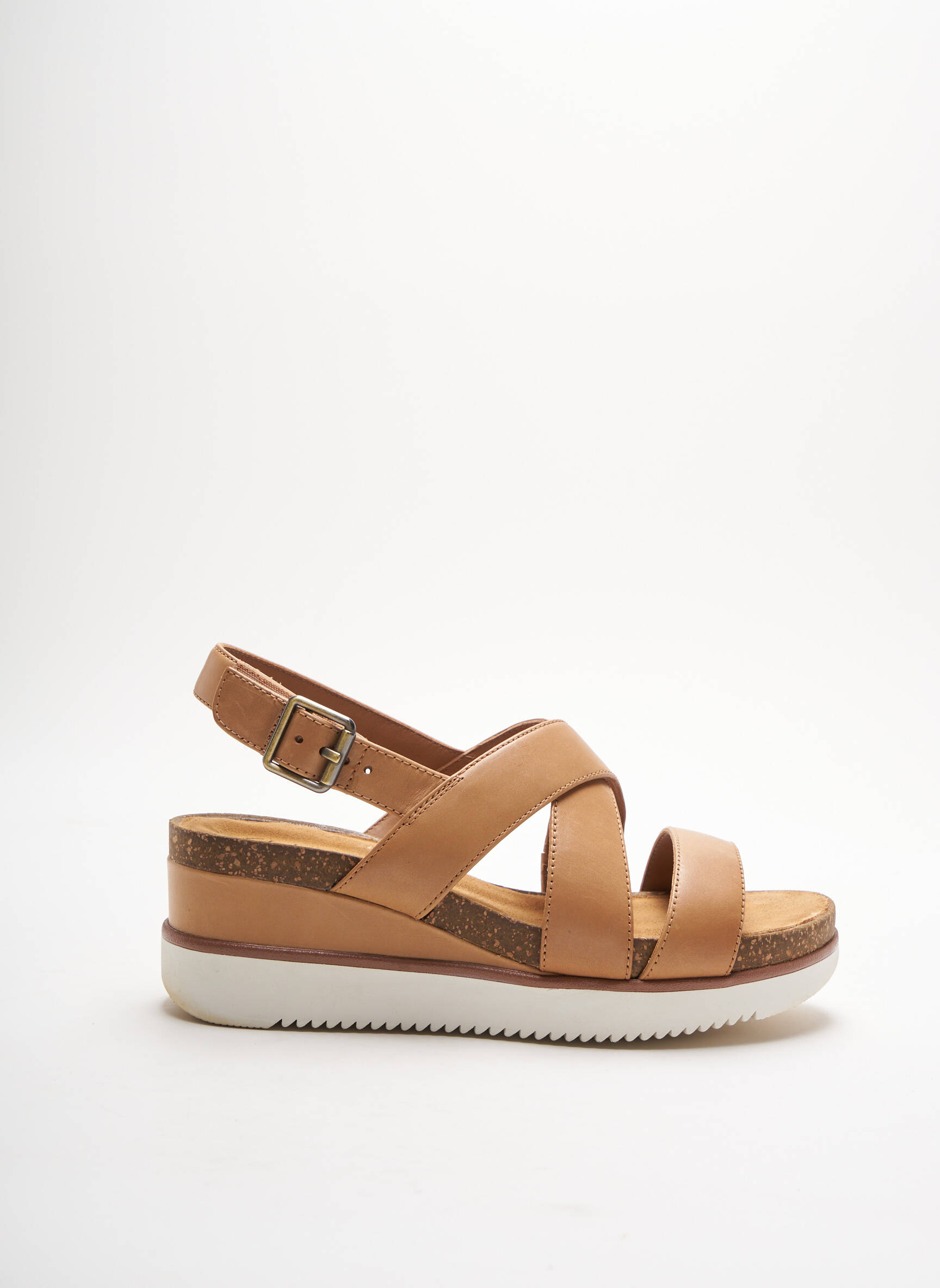 Clarks Sandales Nu Pieds Femme couleur beige