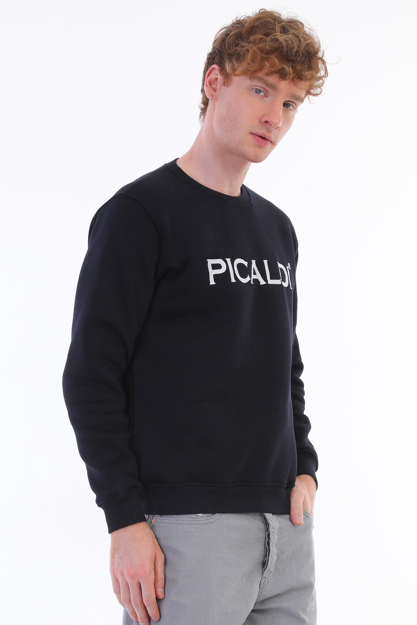 PICALDI Jeans Sweatshirt Charlie Pullover, Rundhalsausschnitt