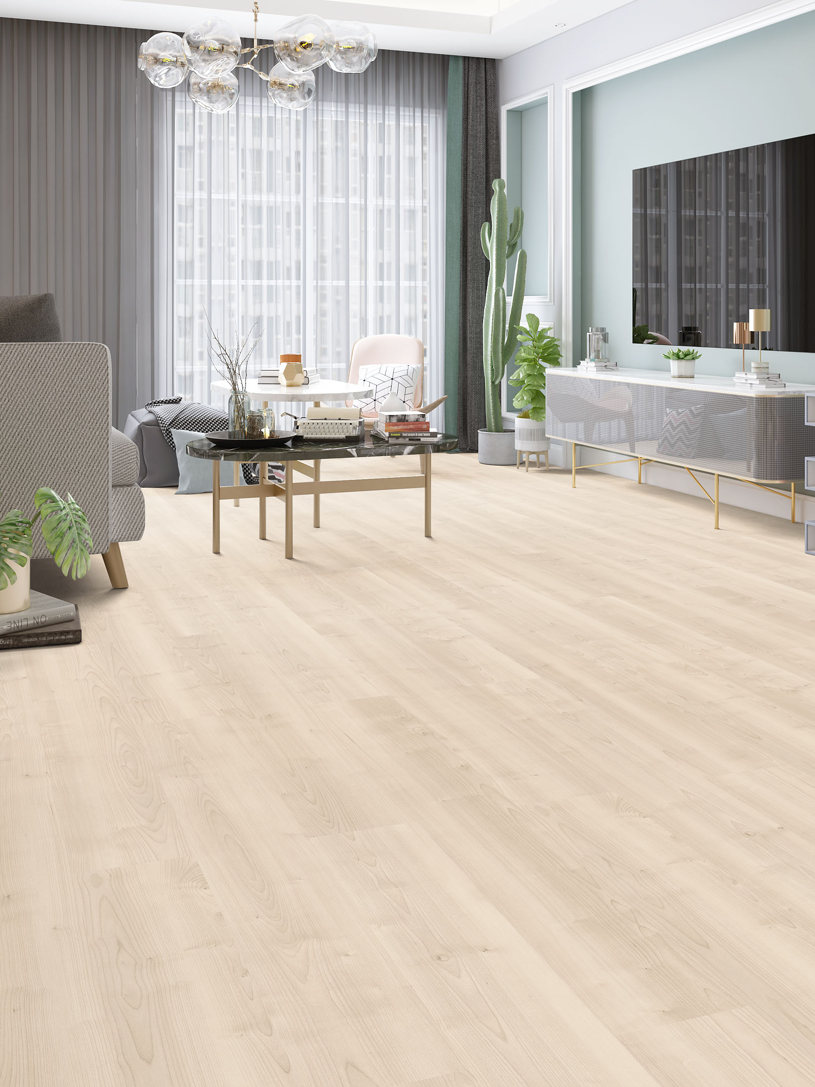 Toscana Klick-Laminat, Pinie Weiss 65559