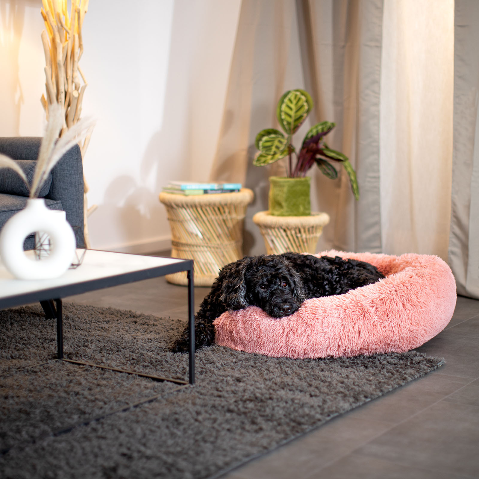 Lionto Hundebetten Lionto Donutbett rosa XXL