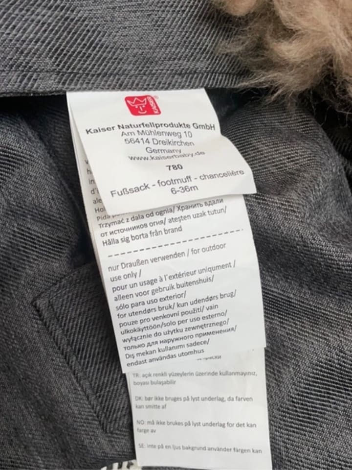 Kaiser Naturfellprodukte Thermo-Fußsack 