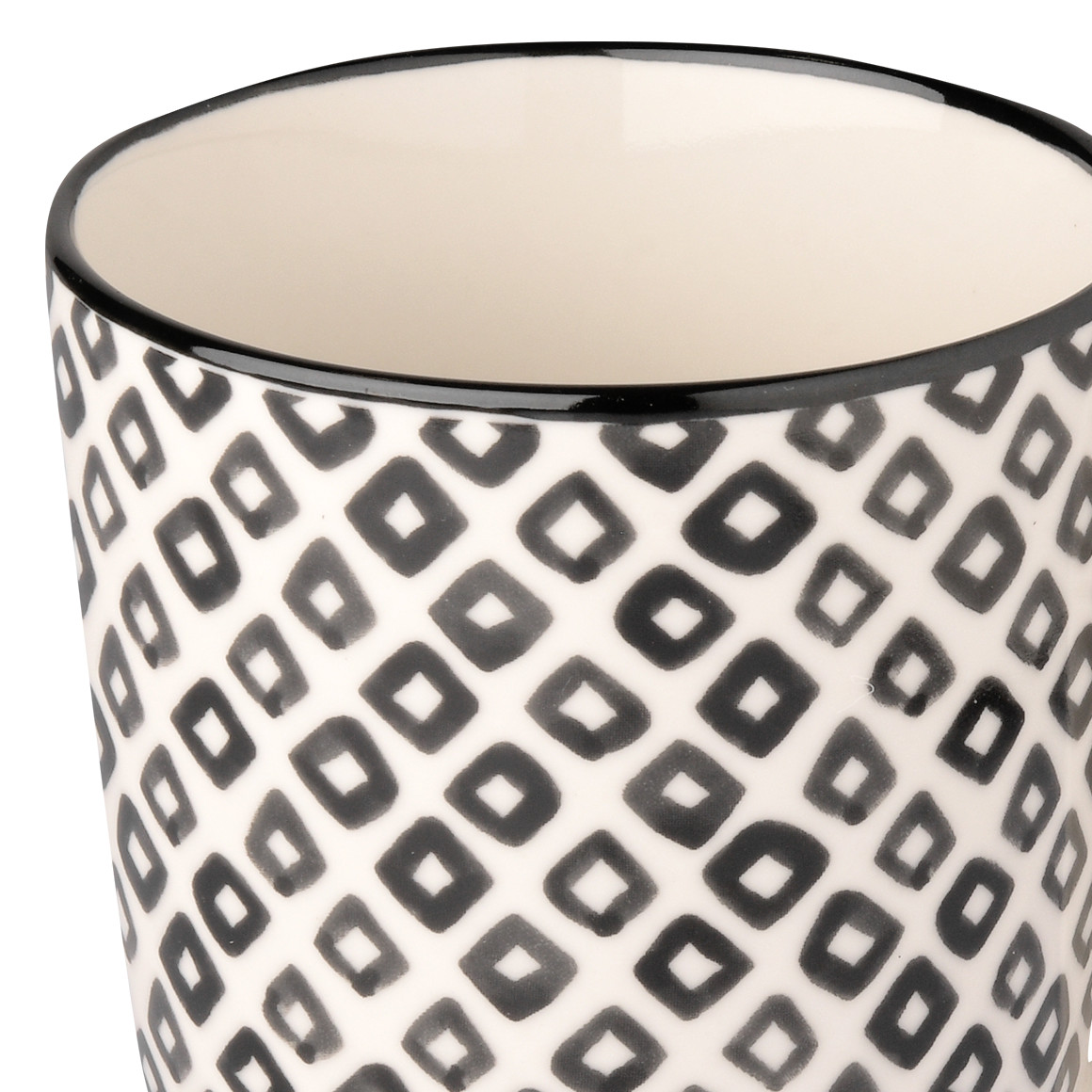 Tasse mit grafischem Muster