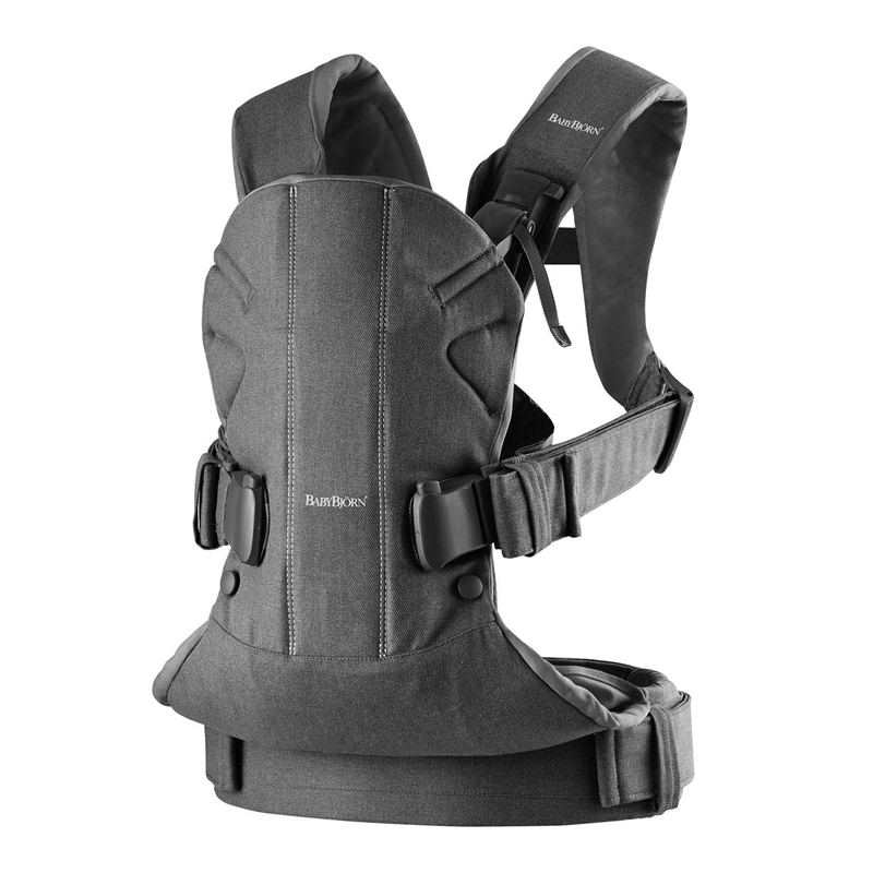Porte-bébé One gris anthracite coton BabyBjörn