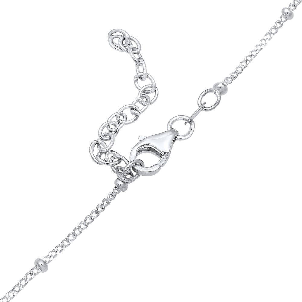 Elli Elli Collier Femmes Choker Boule Croix Foi Basique en Argent Sterling 925 collier