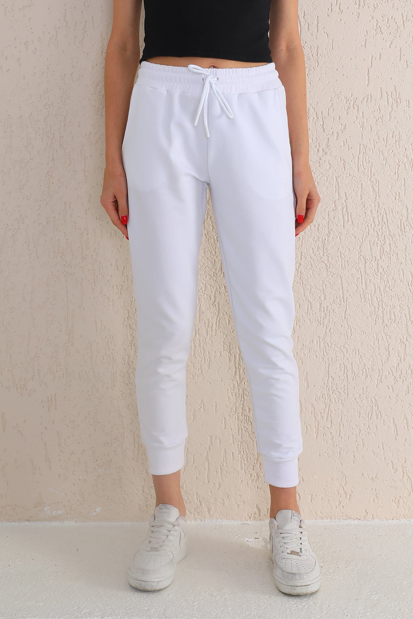 Bongual Loungehose Jogginghose mit Logostickerei Sweathose Basics