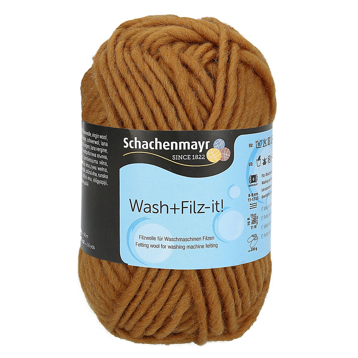 Filzgarne Wash+Filz-it!, 50g Gold