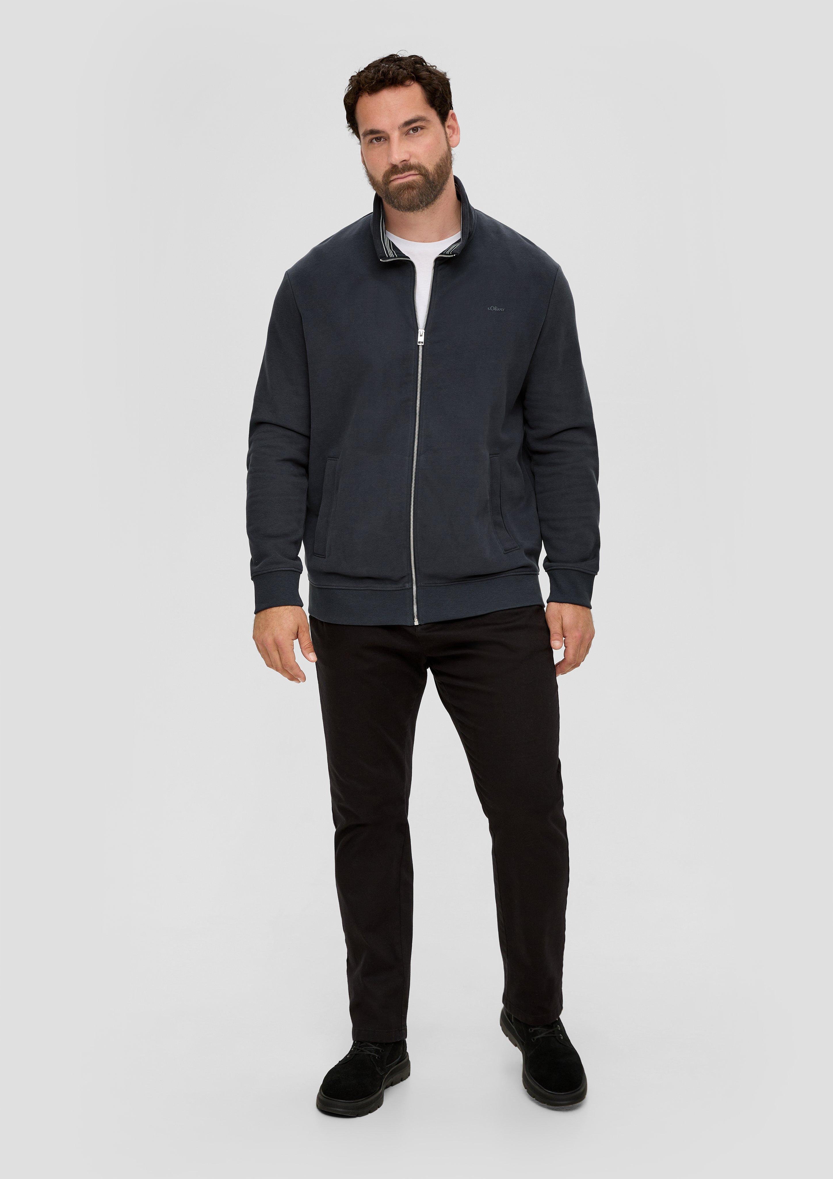 Sweatjacke mit Stehkragen  2139717-5978