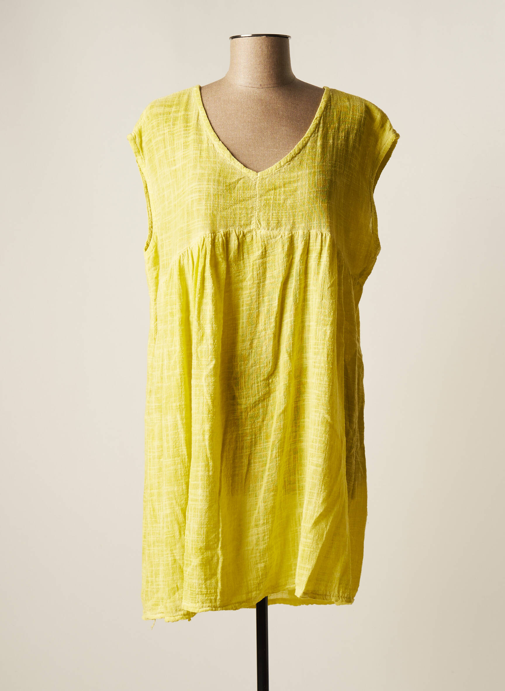 La Petite Nimoise Tuniquesansmanche Femme couleur jaune