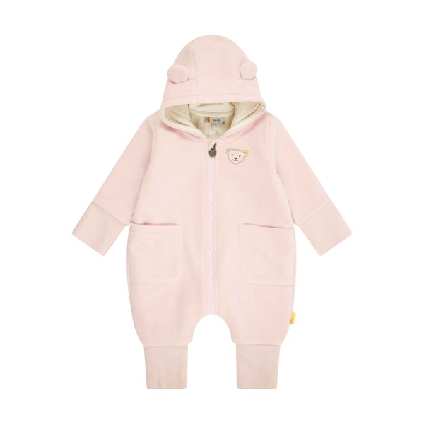 Strampler langarm, rosa für Mädchen